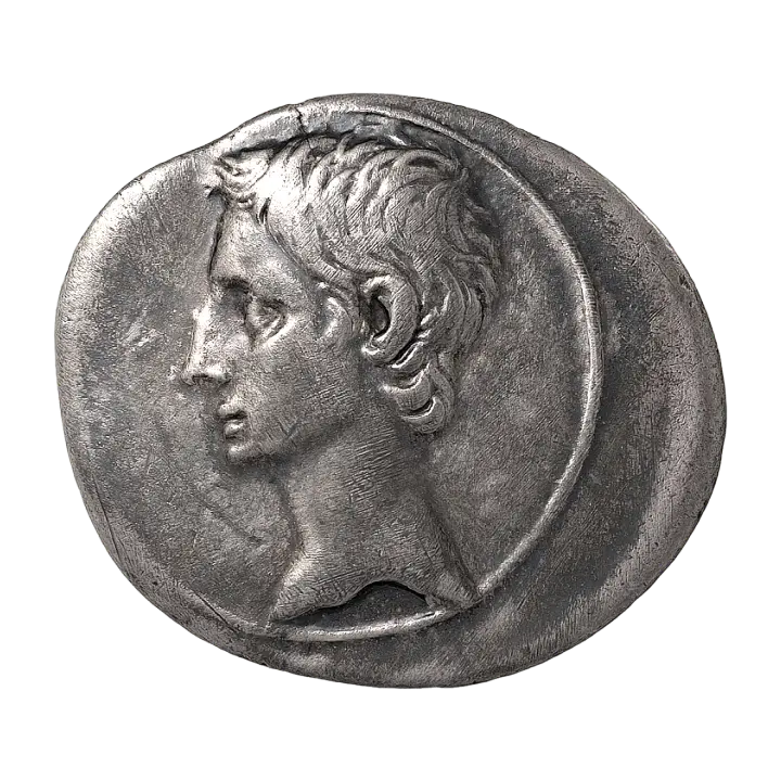 Roman currency Denar 3D model preview on Freecreat