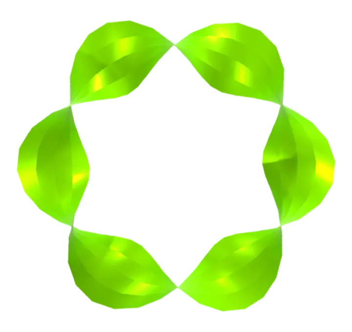 Spiral protease 3D model preview on Freecreat