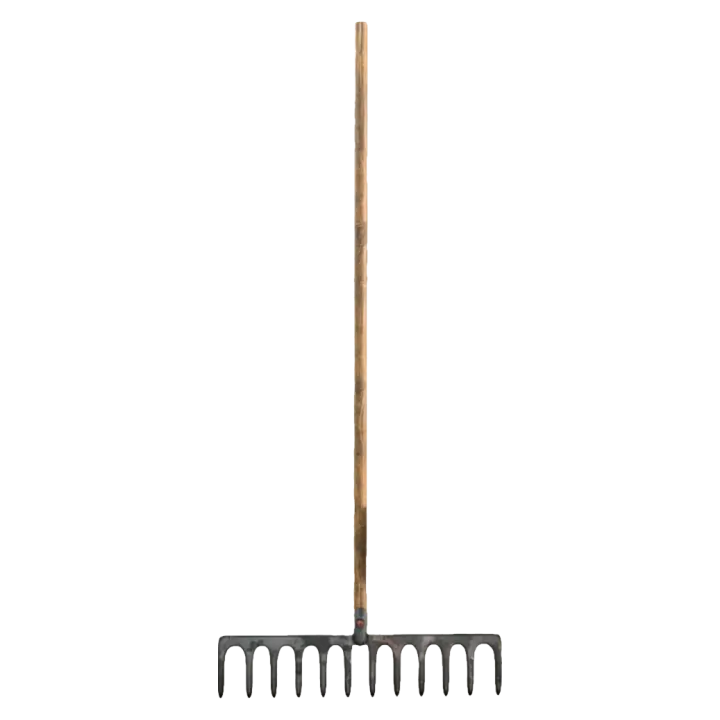 Garden Grass Rake 3D model preview on Freecreat