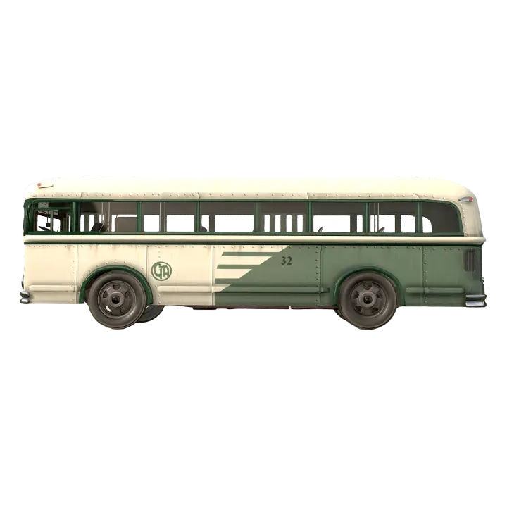 White Motor Co in the '40s. City Bus 3D model preview on Freecreat