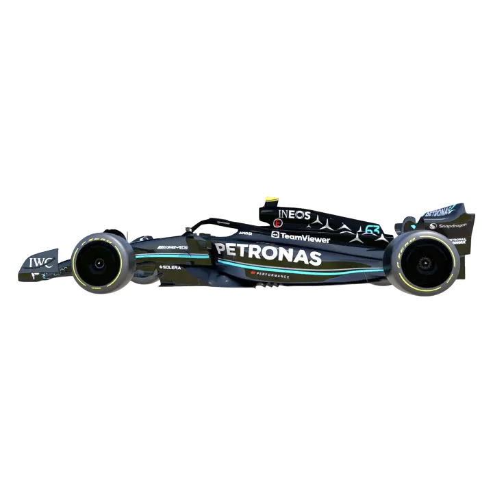 Mercedes-AMG Petronas W14 2023 3D model preview on Freecreat