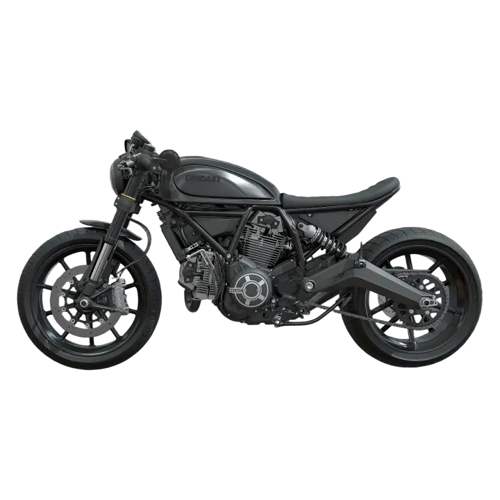 Ducati Scrambler 3D model preview on Freecreat