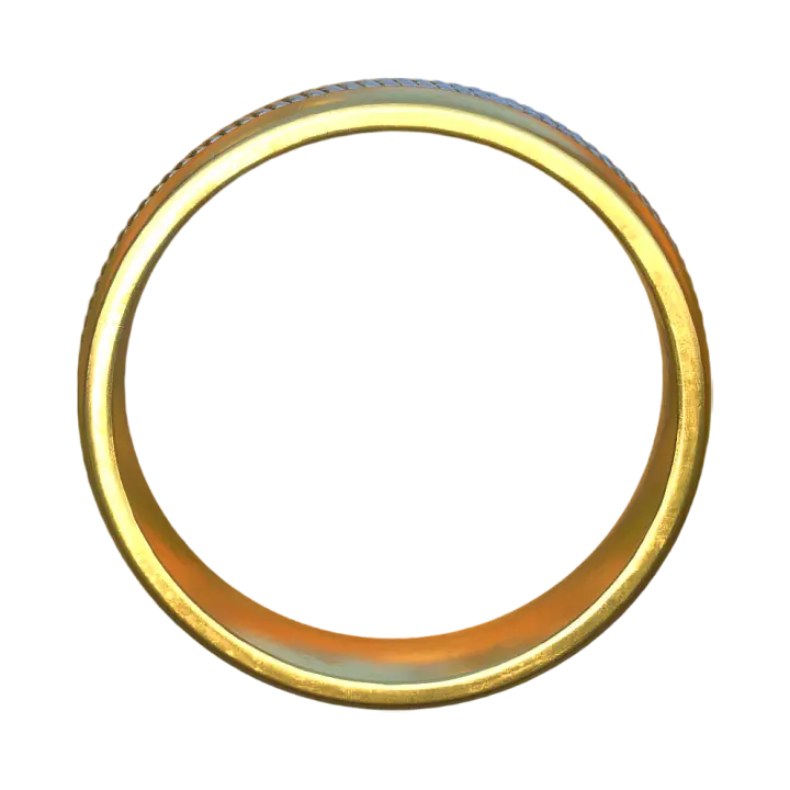 Silver Plated Ring Gold Ring 3D model preview on Freecreat