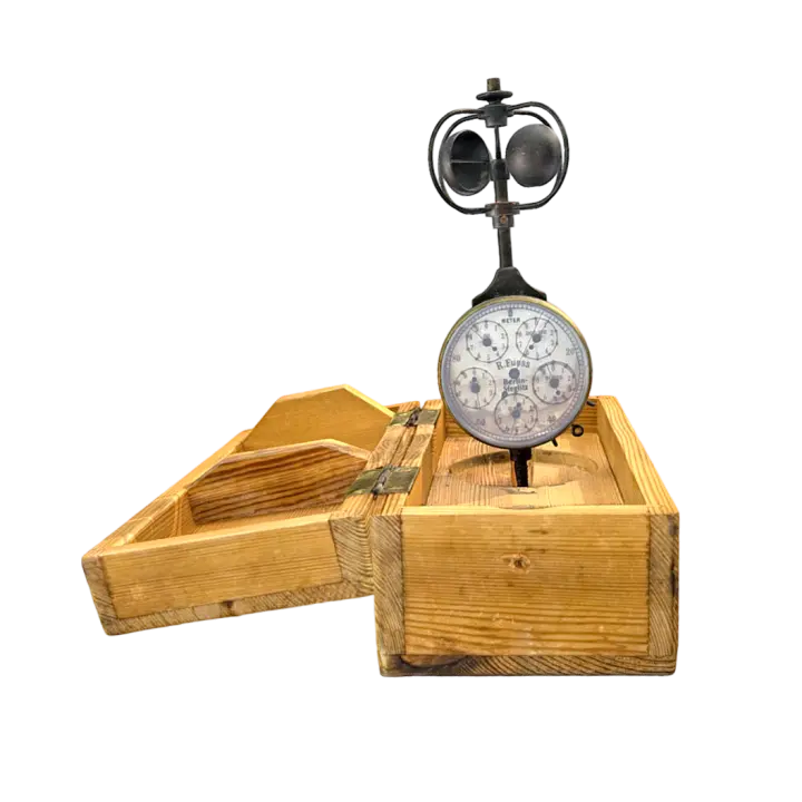 Twenties measuring instrument cup cross anemometer 3D model preview on Freecreat