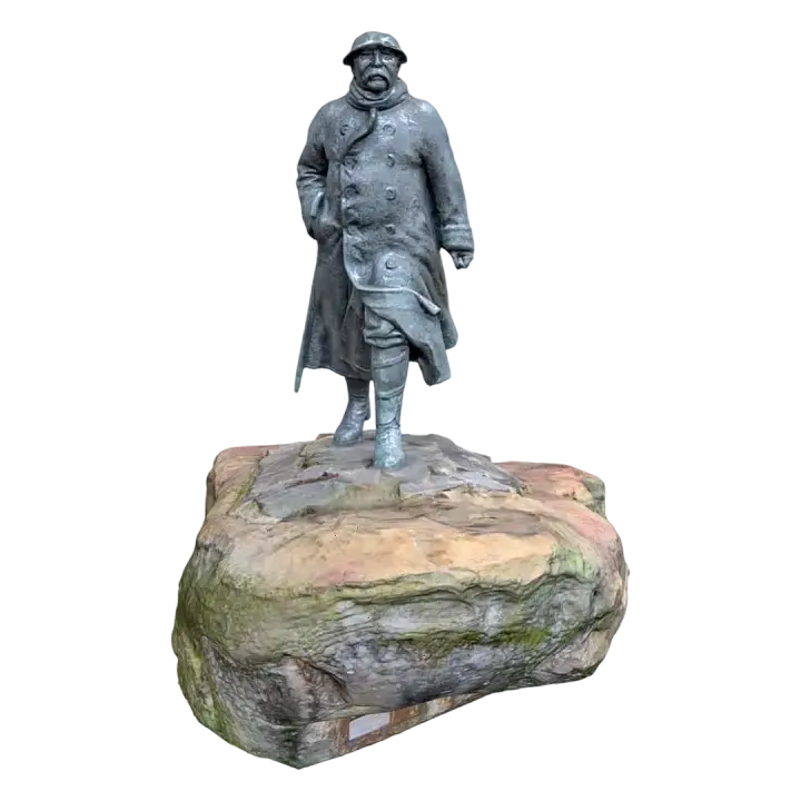 French Cultural Heritage Clemenceau Statue 3D model preview on Freecreat