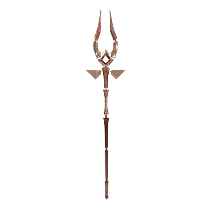 Ancient Egyptian Pharaoh Scepter (supports 3D printing) 3D model preview on Freecreat