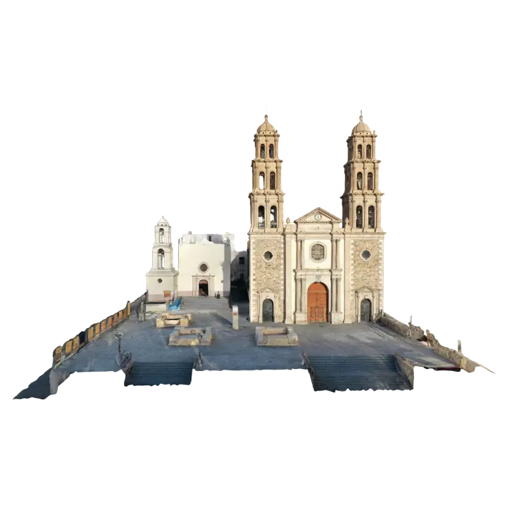 Ciudad Juarez Cathedral 3D model preview on Freecreat