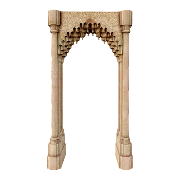Arches in the style of Muqarnas 3D model preview on Freecreat