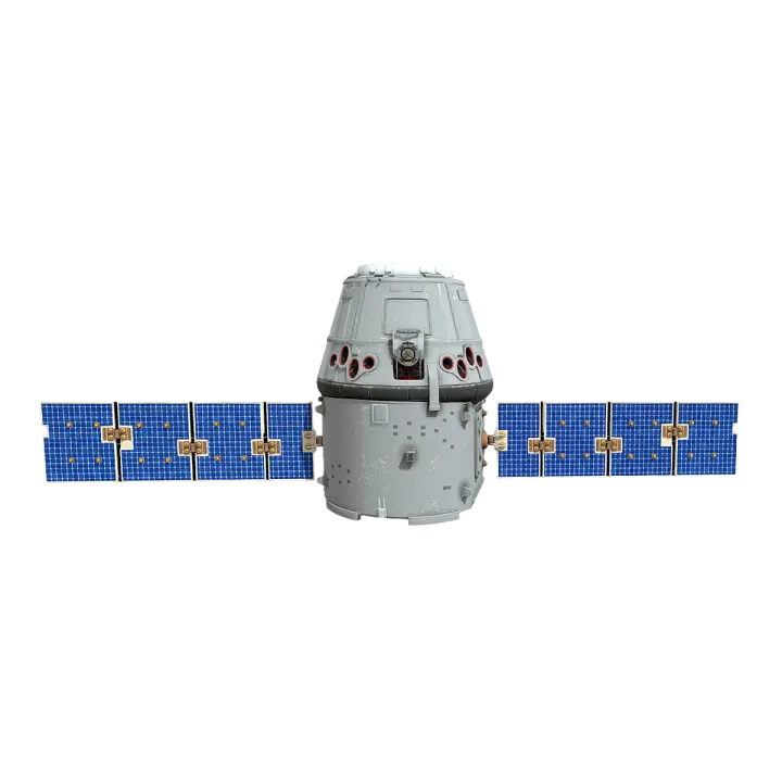 satellite 3D model preview on Freecreat