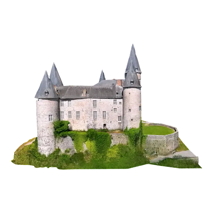 Castle of Veves 3D model preview on Freecreat