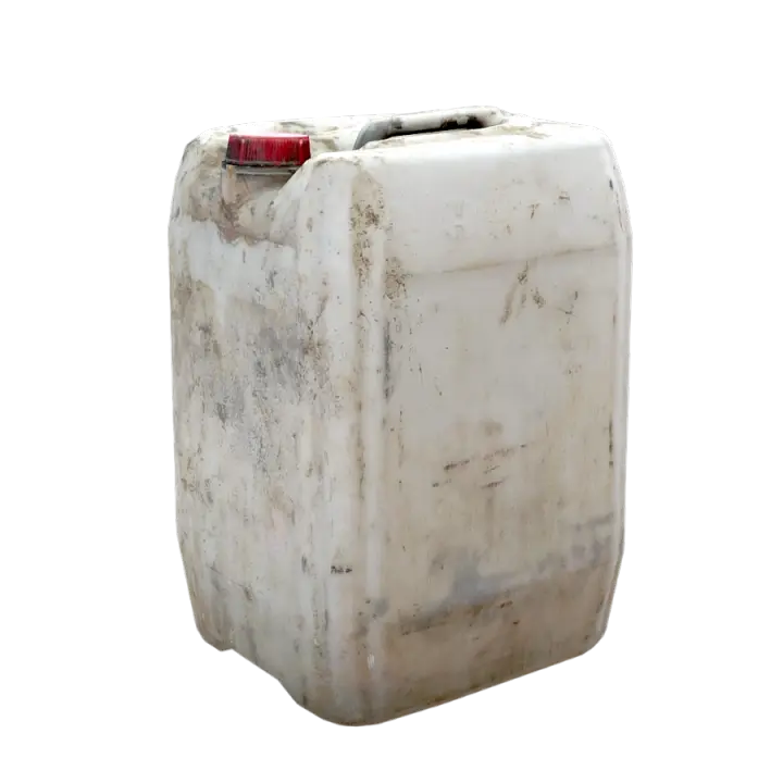 White plastic oil drum 3D model preview on Freecreat