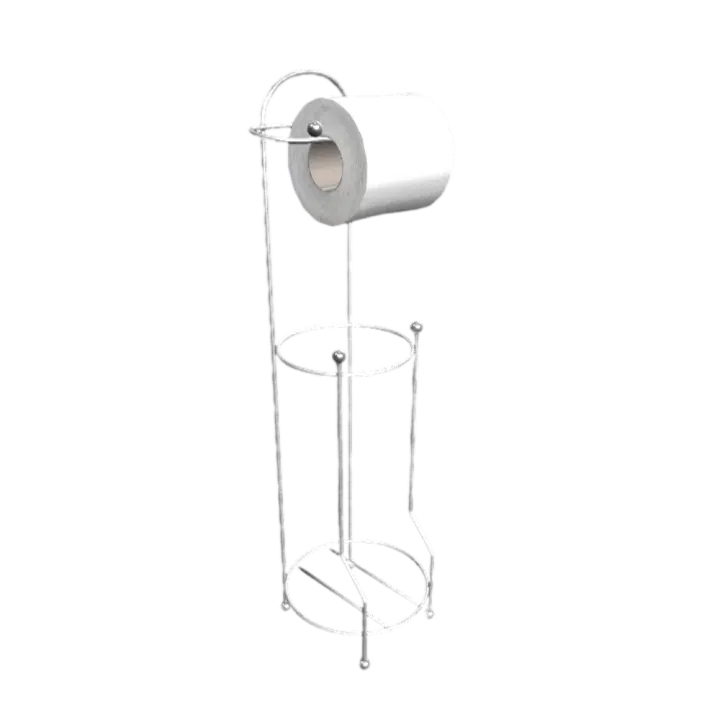 Toilet Paper and Bracket 3D Model 3D model preview on Freecreat