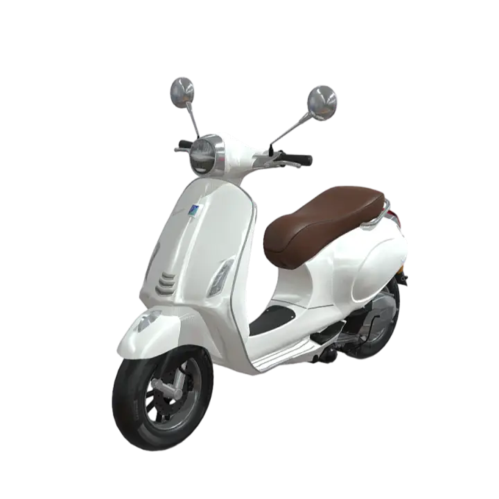 Two-wheeled white electric vehicle walking tool 3D model 3D model preview on Freecreat