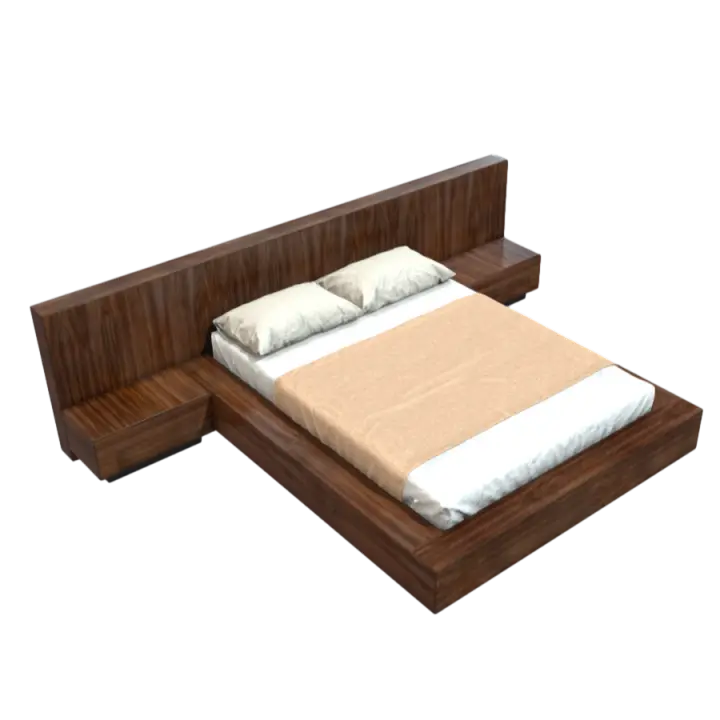 Hotel Home Furniture Combination Big Bed 3D Model 3D model preview on Freecreat
