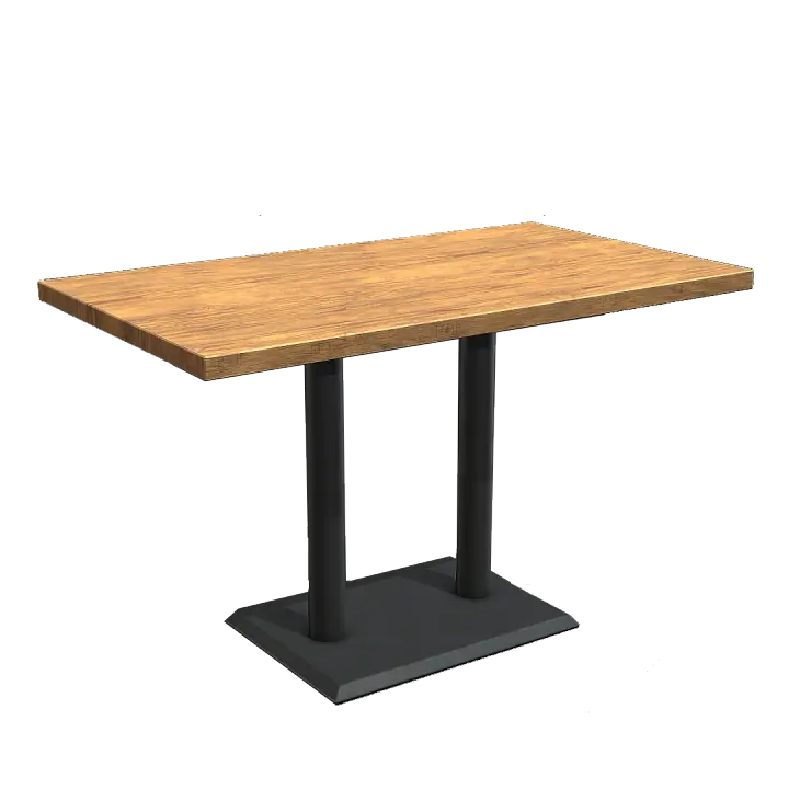 Rectangular Simple Solid Wood Table 3D Model 3D model preview on Freecreat