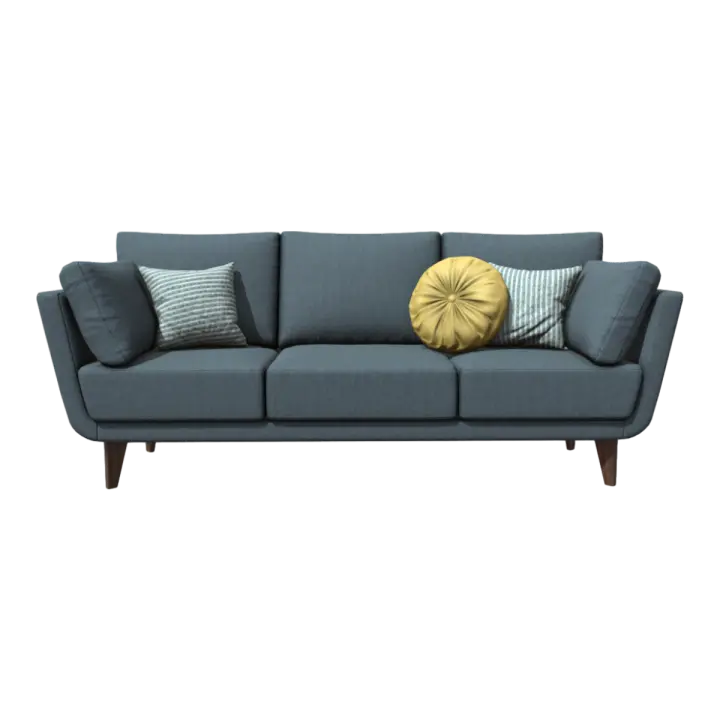 Modern sofa pillow combination furniture 3D model preview on Freecreat