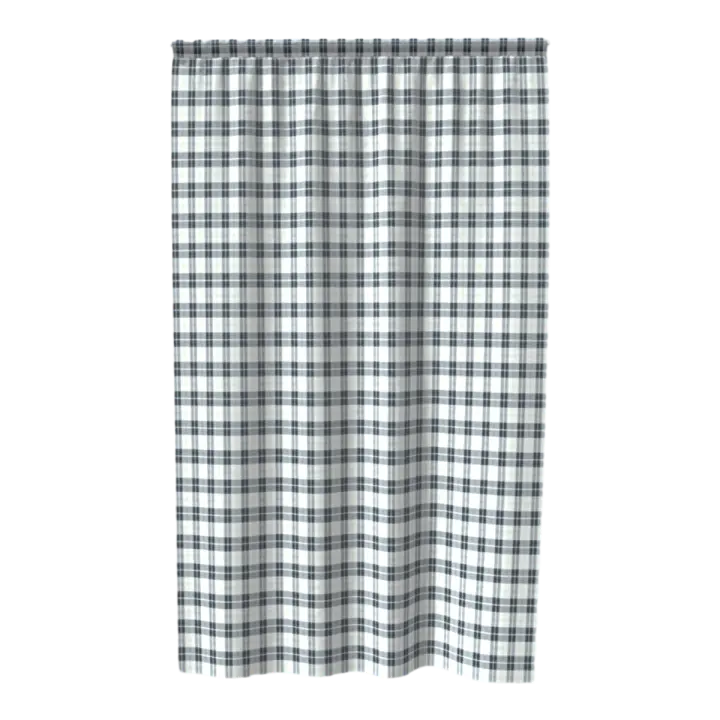 Small Curtain Cabinet Shelter Curtain Light-proof Fashion Plaid Small Cotton Door Curtain 3D model preview on Freecreat