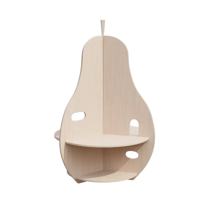 Wooden Desktop Storage Rack Fruit-shaped Desktop Finishing Storage Rack Storage Rack 3D model preview on Freecreat