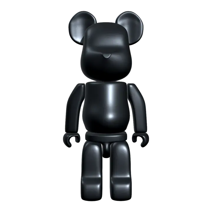 Bearbrick Violent Bear 3D model preview on Freecreat