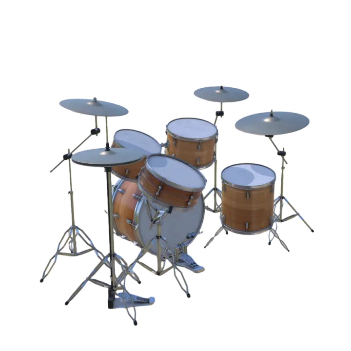 Drum kit 3D model 3D model preview on Freecreat