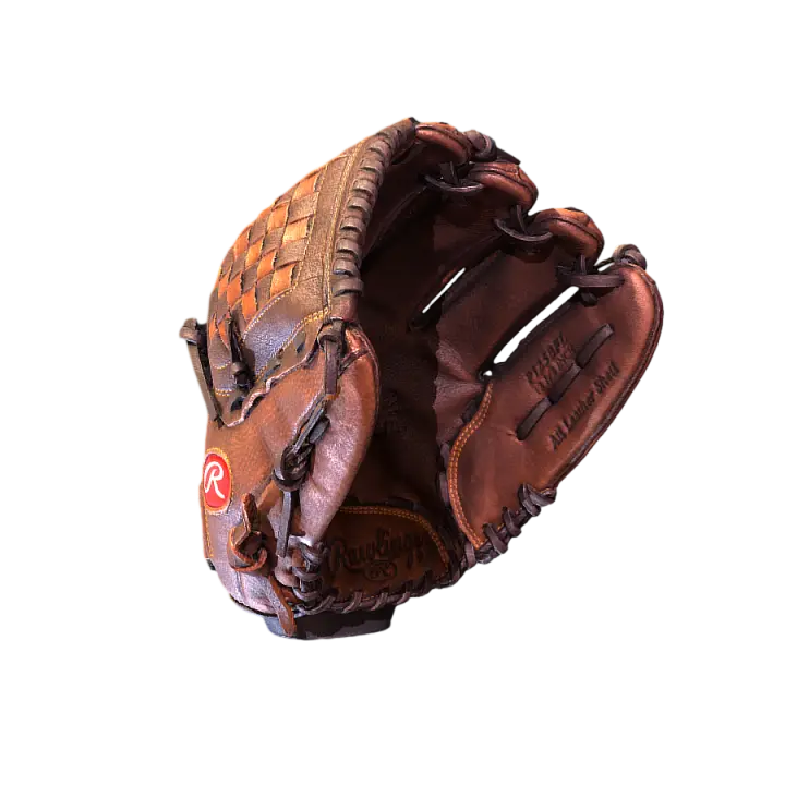 Realistic baseball glove 3D model 3D model preview on Freecreat