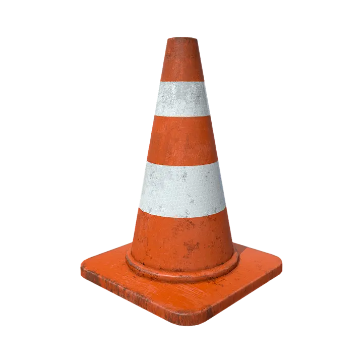 Do old barricade cone 3D model 3D model preview on Freecreat