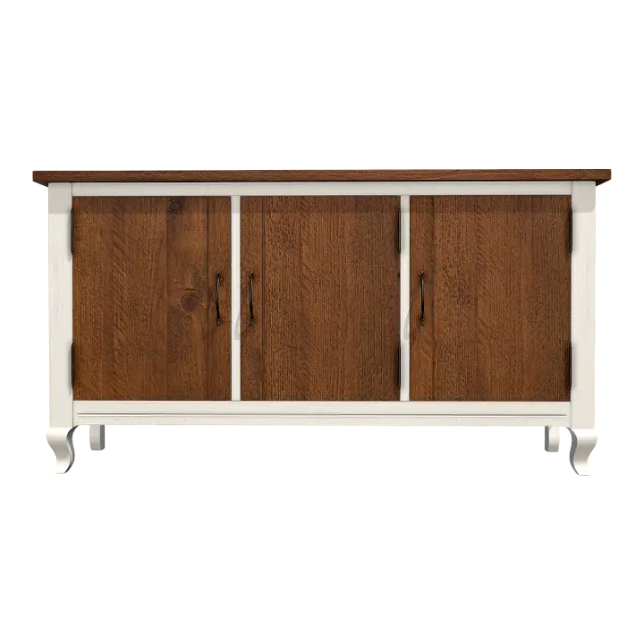 Modern Simple American Style Pastoral Style Solid Wood Floor Sideboard Storage Cabinet 3D model preview on Freecreat