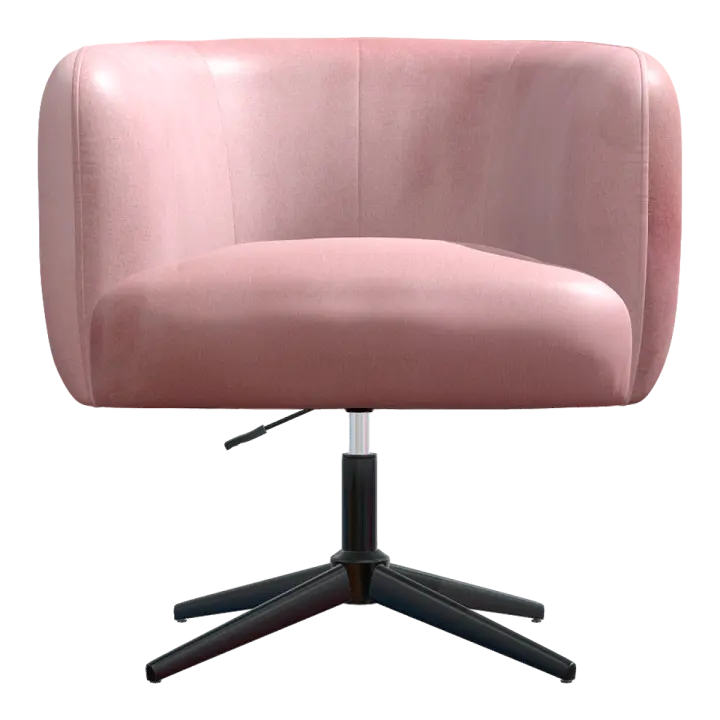Simple Nordic Style Pink Leather Soft Bag Lifting Chair Backrest Chair Leisure Chair 3D model preview on Freecreat