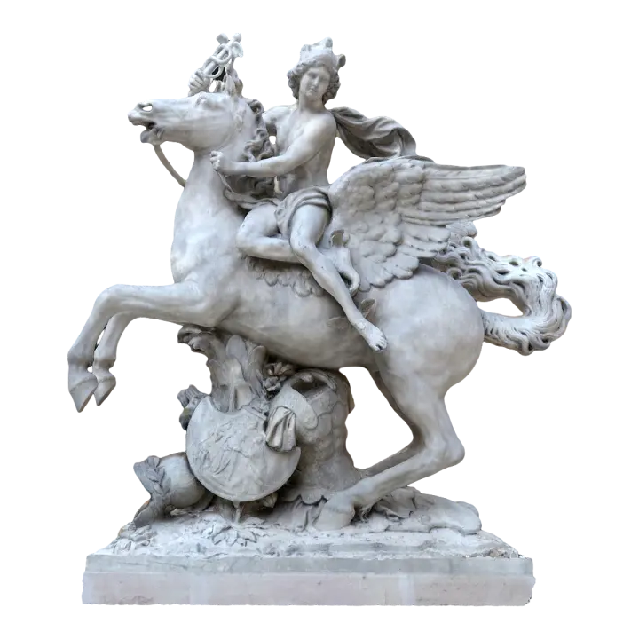 Statue of Mercury on a Flying Horse 3D model preview on Freecreat