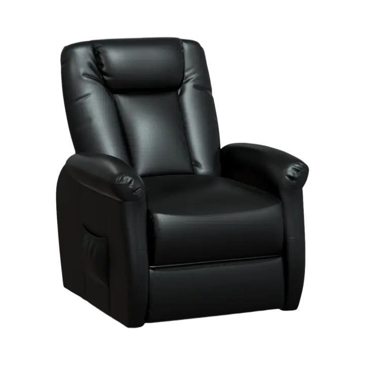 Modern Simple Back Leather Sofa 3D model preview on Freecreat