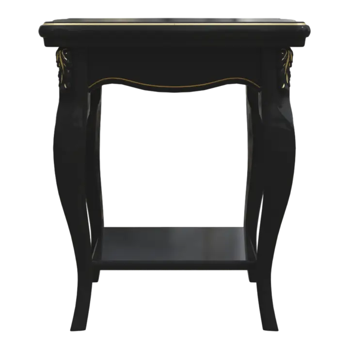 European style corner, living room corner, telephone table, French sofa corner, ebony light luxury furniture 3D model preview on Freecreat