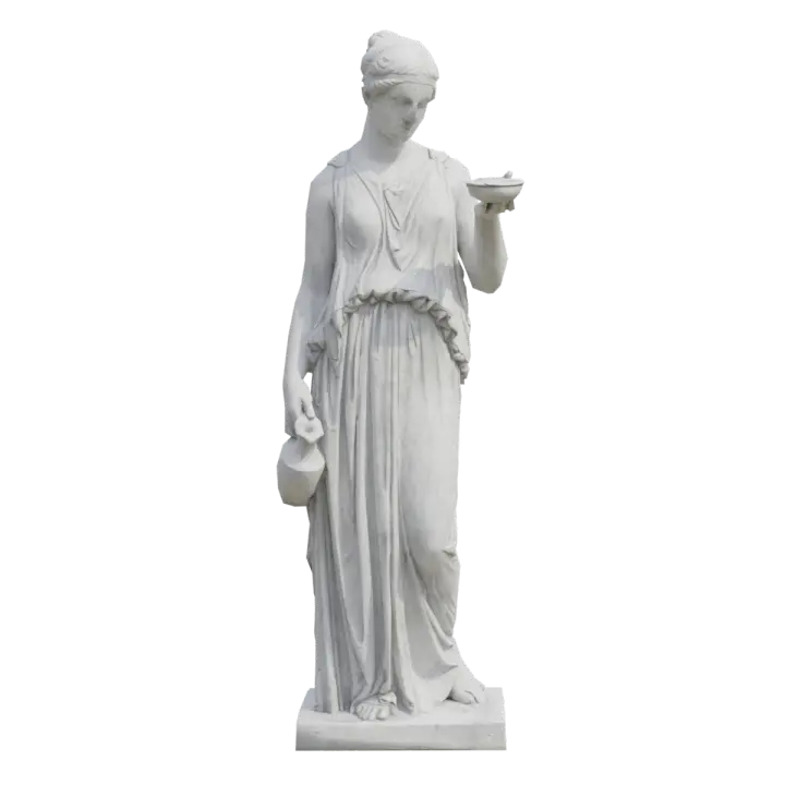 The statue of Hebe, the goddess of youth in ancient Greek mythology 3D model preview on Freecreat