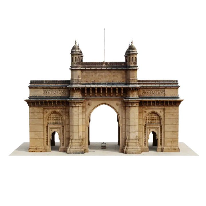 India's Gateway Mumbai India Gate 3D model preview on Freecreat