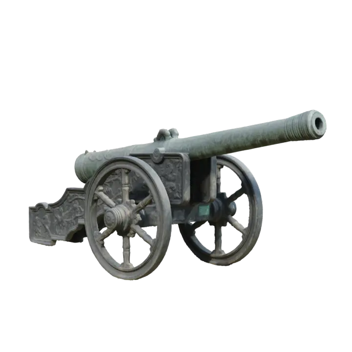 1628 Soviet Bronze Field Gun 3D model preview on Freecreat