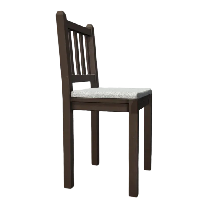 European-style modern ebony dining chair 3D model preview on Freecreat