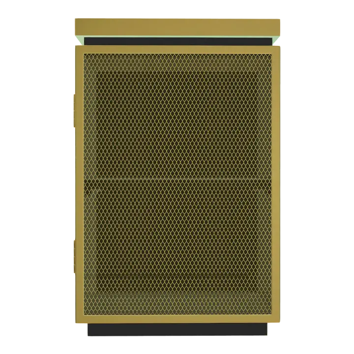 American Style Light Luxury Bar Gold Metal Locker 3D model preview on Freecreat