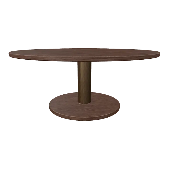 British Modern Simple Chinese Fir Round Table 3D model preview on Freecreat