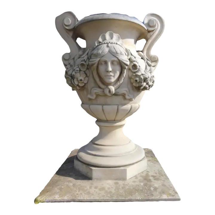 The magnificent marble double ear vase in Hyde Park, Italy 3D model preview on Freecreat