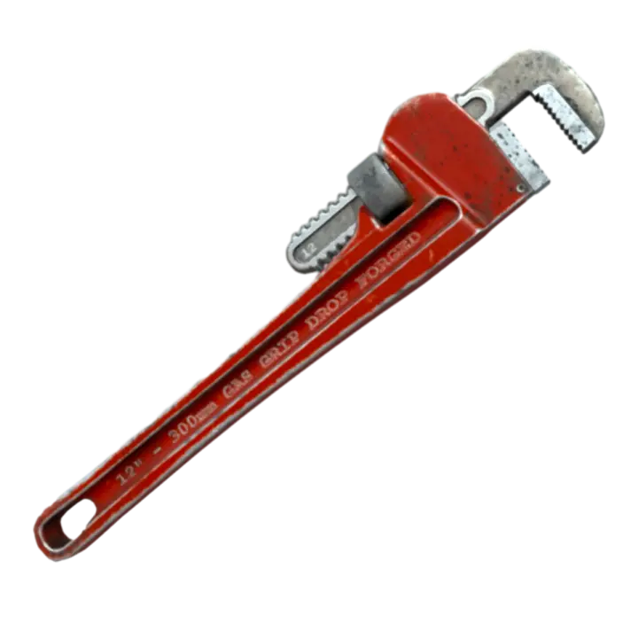 Jetco Tool Pipe Clamp Wrench 3D model preview on Freecreat