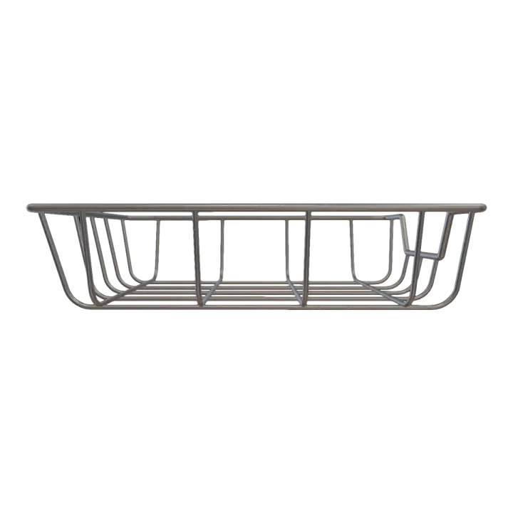 Household desktop stainless steel metal storage basket storage basket 3D model preview on Freecreat