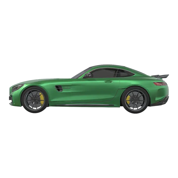 2017 Mercedes AMG-GT-R Green 3D model preview on Freecreat
