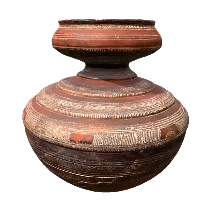 African clay jar 3D model preview on Freecreat